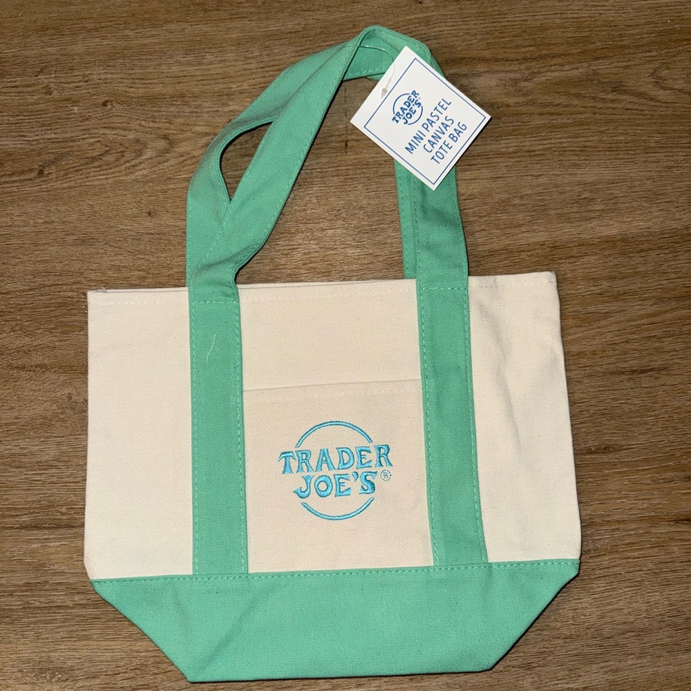 NWT Trader Joe’s limited edition canvas tote bag